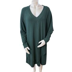Soft Surroundings Women's Marla Dress Jewel Green XL